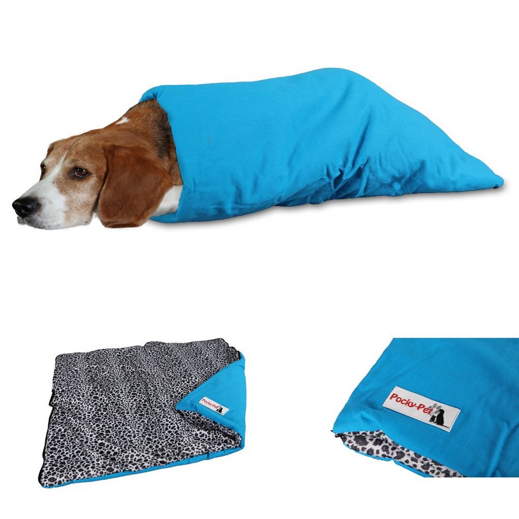 HOME4LIVING Hundeschlafsack Blau 76x81cm